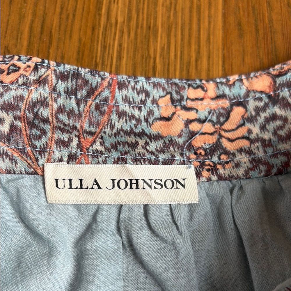 Ulla Johnson Raquel Skirt Aegean Size 6 - Picture 4 of 9